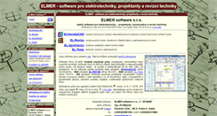 Desktop Screenshot of elmer.cz